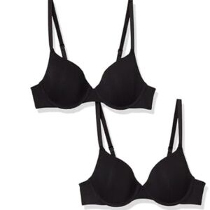Set of two 36D PADDED Underwire AMAZON BRAND BRAS - Essentials T-Shirt Bras